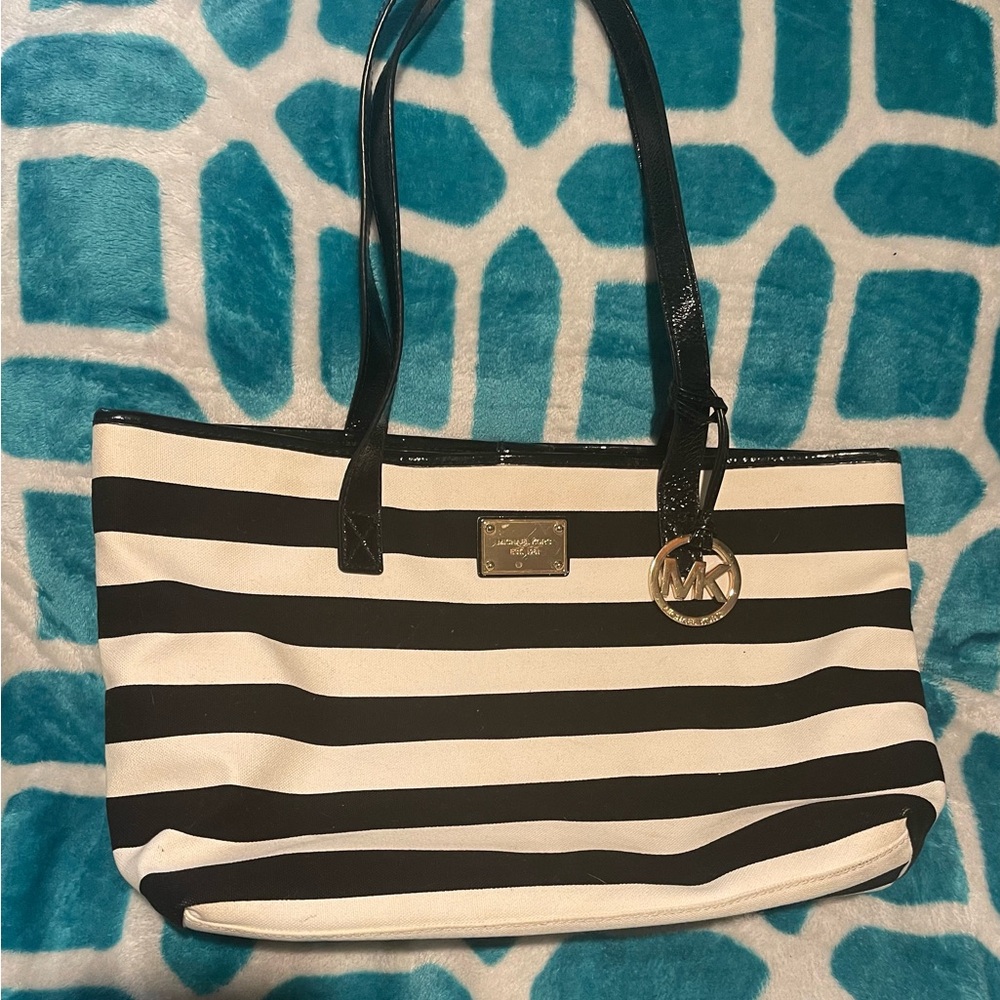 2 for $100
-Striped Michael Kors Jet Set Tote - Saffiano Leather